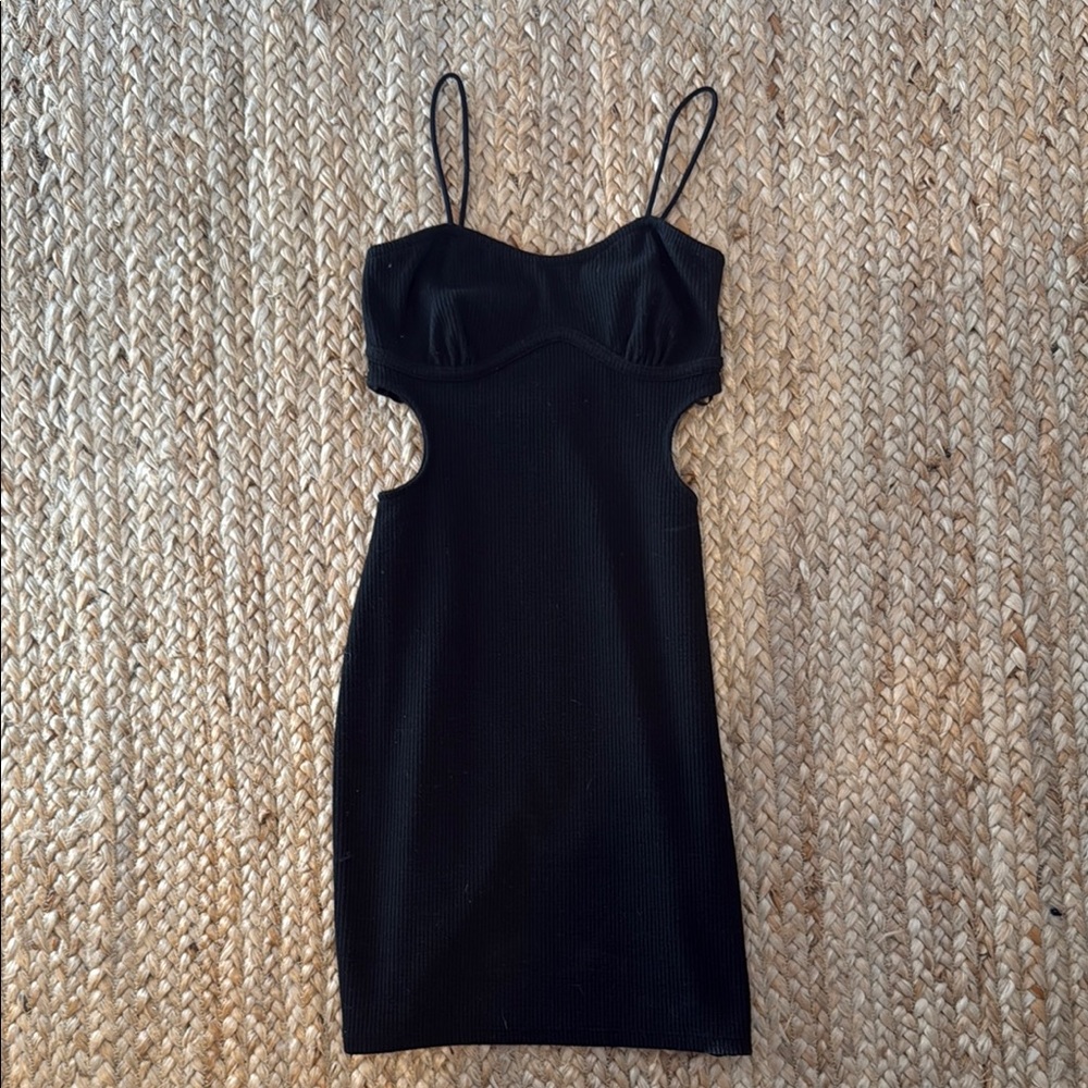Black Cutout Bodycon Dress